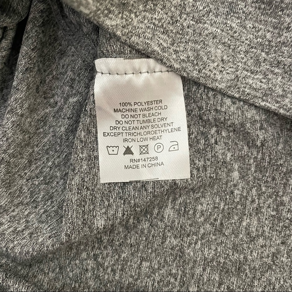 Simply Southern Heather Gray Sport Jacket Zip Up Size Medium - Picture 7 of 10